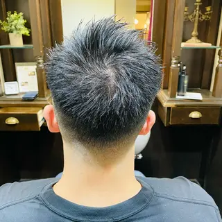 ショート メンズ premium barber表参道店所属・新田 梨乃のヘアスタイル