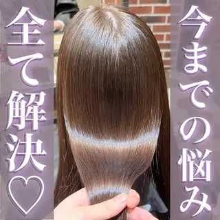 ロング 髪質改善縮毛矯正🫧 村上蒼生のヘアスタイル