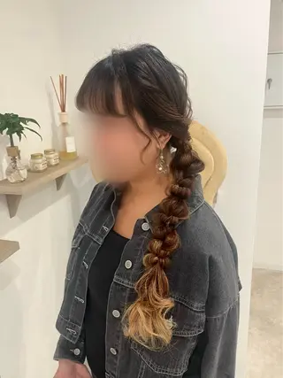 ロング ヘアアレンジ Dityca...tia所属・りん/ 無料ヘアセットのヘアスタイル