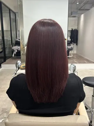 セミロング パーマ ayana /透明感カラー🤍のヘアスタイル