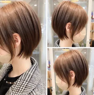 ショート 前田 真保のヘアスタイル