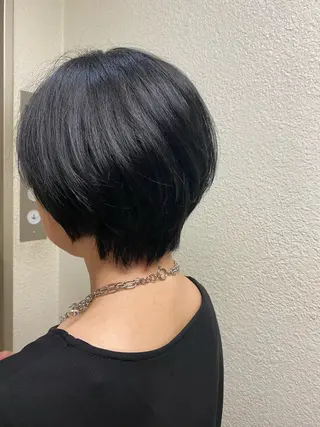 ショート 癖毛&ダメージ改善 カット/soyaのヘアスタイル