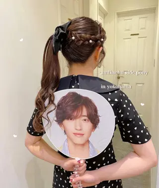 ロング ヘアアレンジ エクステ/ハイトーン 🐏☁️miminaのヘアスタイル