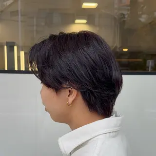 カラー メンズ 小笠原 未来のヘアスタイル