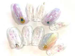 ネイル @.Freestyle 【フリースタイル】所属・根本 奈美のネイルデザイン