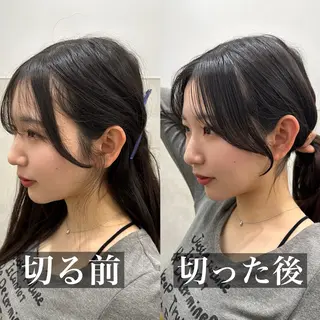 ロング SALOWIN原宿AROA店所属・顔まわり神カット✂︎ 齋藤雄大【原宿】のヘアスタイル