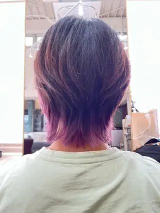 ミディアム カラー 嘉手納美容室 ルアナエヴァのヘアスタイル