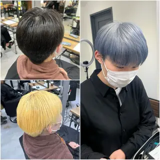 ショート カラー いろあそび所属・12月限定🉐カット モデル募集🉐のヘアスタイル