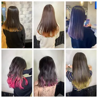 セミロング カラー ヘアアレンジ AUBE HAIRazul吉祥寺所属・綺麗な髪質にしたい方 限定🌈清水　祥のヘアスタイル