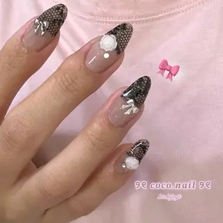ネイル lili.nail y2k/ワンホンのネイルデザイン