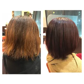 ミディアム やまぐち まりんのヘアスタイル
