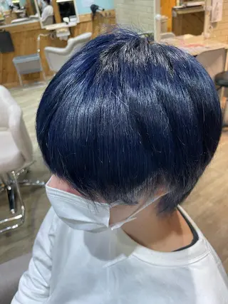 ミディアム カラー メンズ CORE blanc所属・COREblanc ゆきの／表参道 原宿のヘアスタイル