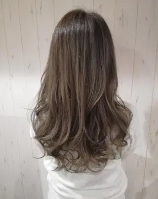 ロング カラー 西川 敏夫のヘアスタイル