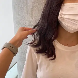 セミロング カラー 🍪ﾖｼｲﾊﾙﾈ🍪 ﾗﾍﾞﾝﾀﾞｰｶﾗｰのヘアスタイル
