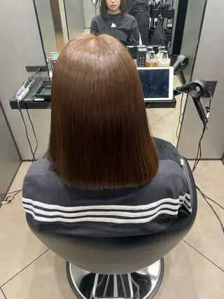 ミディアム 松尾 祐輝のヘアスタイル