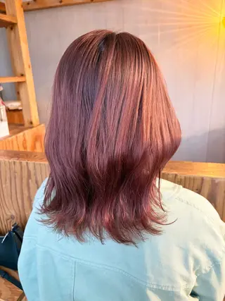 ミディアム Nicoru*所属・園田 綾佳のヘアスタイル