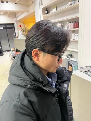 メンズ Men's salon SEPT.博多【メンズサロンセプト】所属・メンズウルフ /ハイトーン/ときなのヘアスタイル