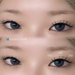 マツエク・マツパ PLATINUM DOLL アイリ💚のマツエク・マツパデザイン