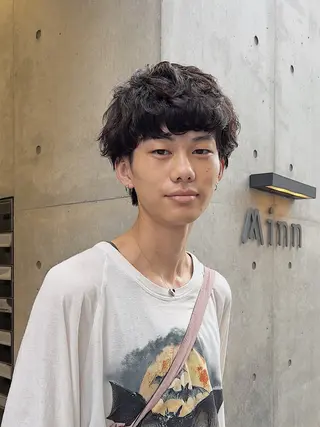 パーマ メンズ 大阪メンズハイトーン /スパイキー/RAIのヘアスタイル