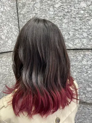 ミディアム カラー hair resort 粋　dua所属・✂️髪質改善 kane✂️のヘアスタイル