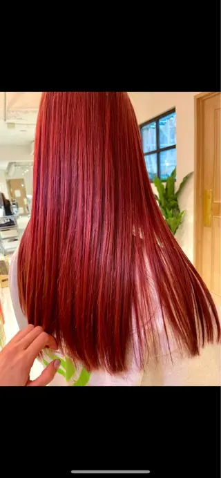 セミロング カラー 髪質改善×縮毛矯正 HairDr.LINO駒沢【リノ】所属・mam. mamicoのヘアスタイル