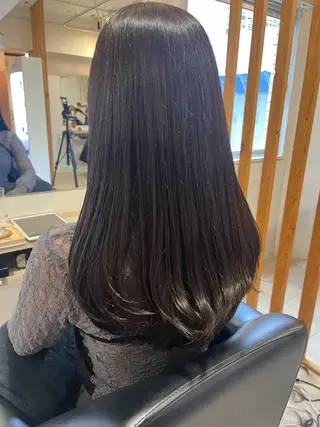 ロング 骨格/顔型/パーソナ ルカラー診断/中野のヘアスタイル