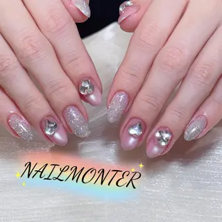 ミディアム YUKI_ Monster💟のネイルデザイン