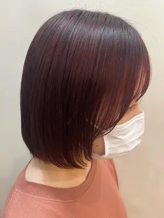 ショート ♱地雷カラー♱ウルフ ♱ 藍衣 ♱のヘアスタイル