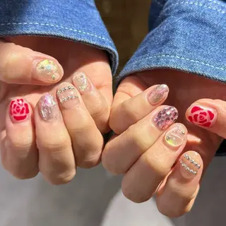 ショート 小川 柚香のネイルデザイン