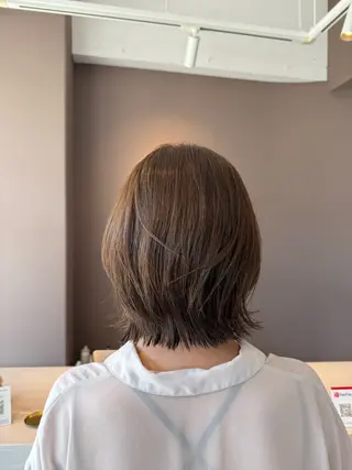 ミディアム Lien.テラダ 各務原スタイリストのヘアスタイル