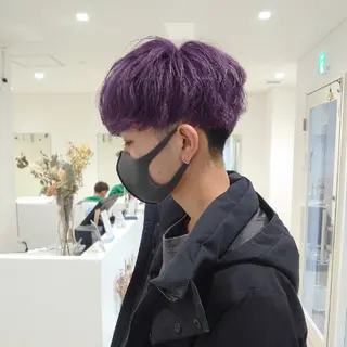 ショート カラー メンズ E Komo hair所属・Wow❕E Komo hair 永井一輝のヘアスタイル