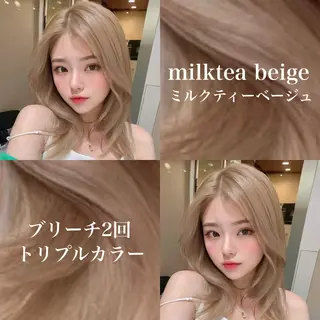 セミロング カラー ヘアアレンジ 🫧新宿 髪質改善 /サスケ🫧のヘアスタイル