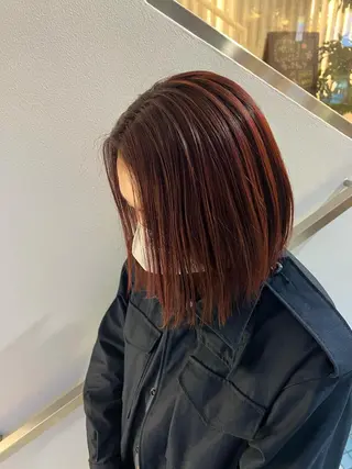 ミディアム カラー 【韓国ヘア・ネイル】 HINATA🍒のネイルデザイン