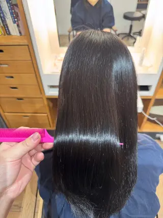 セミロング 南 怜奈のヘアスタイル
