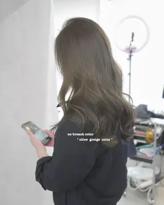 ロング カラー パーマ シェアサロン salowin所属・✨ブリーチなし透明感 カラー🥇ユースケのヘアスタイル