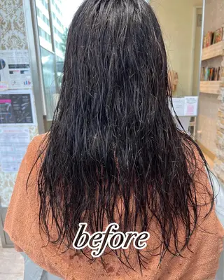 ロング 髪質改善専門店 mariposa 森ノ宮店所属・鯉谷 僚 ／縮毛矯正のヘアスタイル