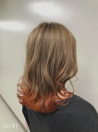 ミディアム カラー AI 高田馬場店のヘアスタイル