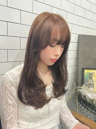 ロング 山本 真之介のヘアスタイル