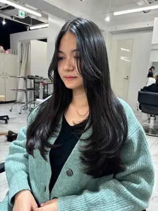 ロング 大人韓国ヘア 渋谷/Satsukiのヘアスタイル