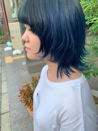 ショート カラー 髪質改善美容室Lust所属・美容室Lust💚 嶋崎 鷹のヘアスタイル