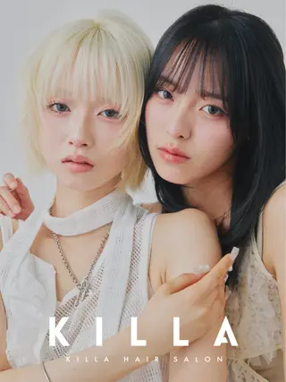 ミディアム カラー 原宿レイヤーカット 渋谷【山本喜熙】のヘアスタイル