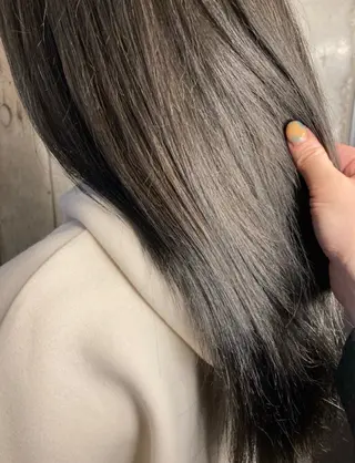 セミロング カラー 横浜美容室/暖色系 michika🌹のヘアスタイル