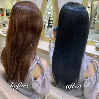 ロング カラー パーマ ヘアアレンジ メンズ キッズ ネイル マツエク・マツパ アイブロウ 《褒められる》 透明感カラー/小嶋のヘアスタイル