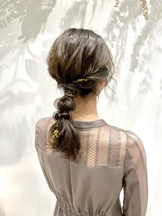 ヘアアレンジ ヘアセット ✴︎Mai✴︎銀座のヘアスタイル