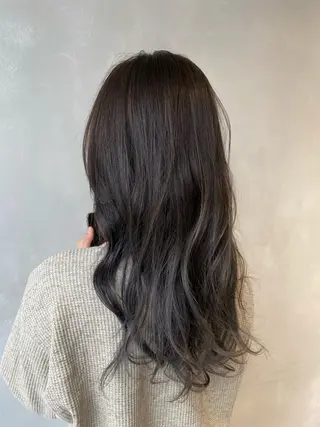 ロング カラー M IIのヘアスタイル