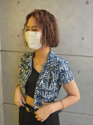 ショート パーマ Hair SENSE 平井【ヘアーセンス】所属・Ikeda Uのヘアスタイル