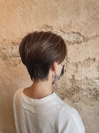 ショート カラー 髪質改善/茅ヶ崎 マツモト リョウのヘアスタイル