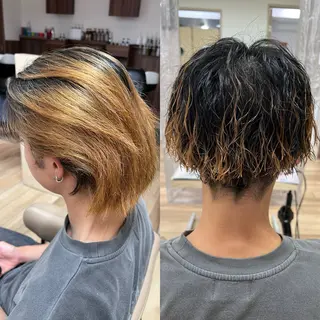 パーマ メンズ 高橋 香奈のヘアスタイル