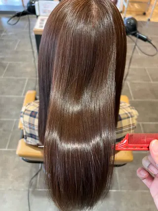 ロング カラー ツヤ髪の匠/髪質改善 山本晃太のヘアスタイル