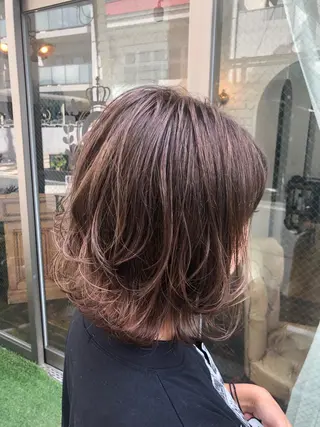 ミディアム 似合わせ大得意美容師 .Haruka.のヘアスタイル